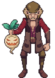 Stingy Jack An idle animation for Stingy Jack. He's huffing and puffing his chest, holding his signature jack-o-lantern. His clothes are tattered and hastily cobbled together.